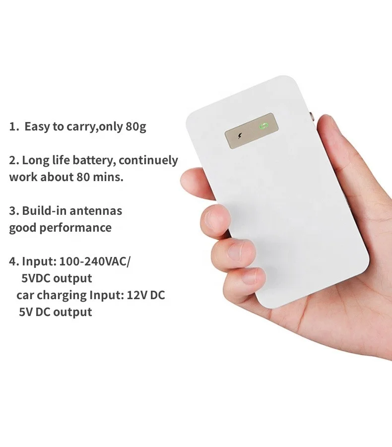 Handheld Built in 6 Antennas WIFI 3G 4G 5.8G Signal Detector Device for Home