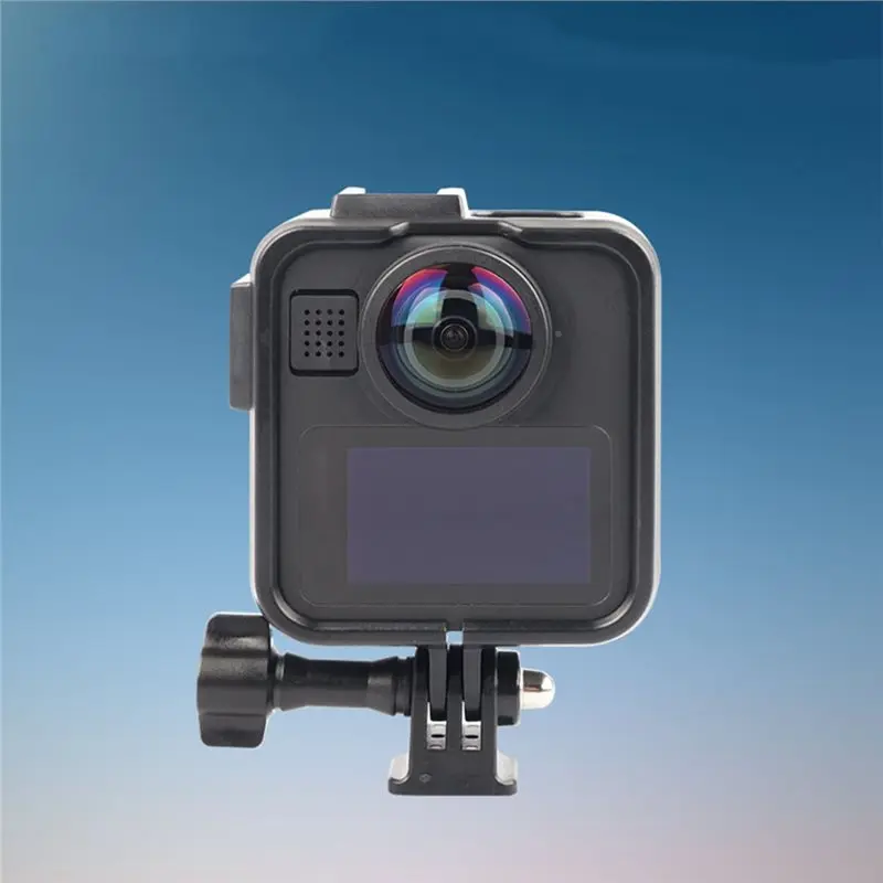 B92B For GoPro MAX2 Protective Frame Expandable Cage Case Camera Frame Housing Essential Camera Accessories for Stability