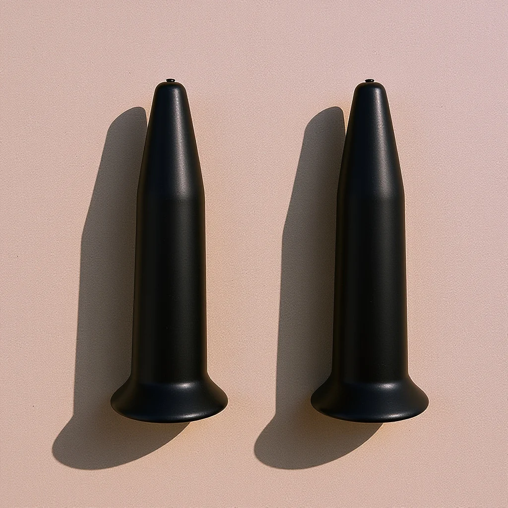 

2pcs Tips Caps Replacement Plastic Sun Umbrella Top Covers Durable Handle End Protectors For Walking Trekking Canes - Patio