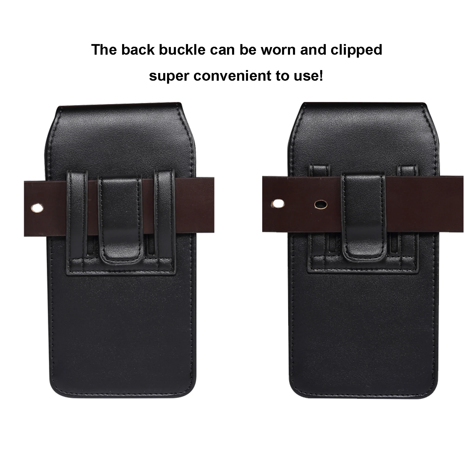 Cow Leather Phone Belt Clip Case Men Waist Bag For Samsung Galaxy S24 Ultra S23 S22 Plus S21 FE A15 A25 A35 A55 5G Holster Pouch