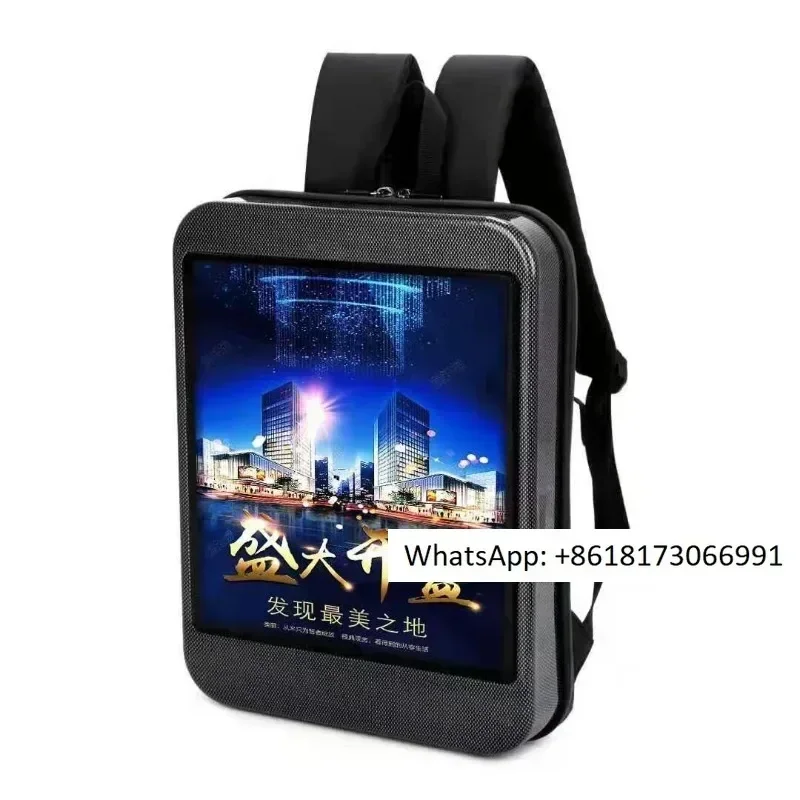 

LCD advertising machine backpack TV backpack advertising backpack wall hanging