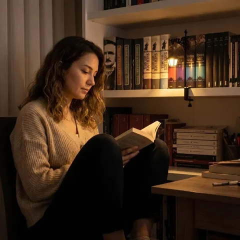 Ночник-книжный уголок IWP из черного металла — изображение продукта