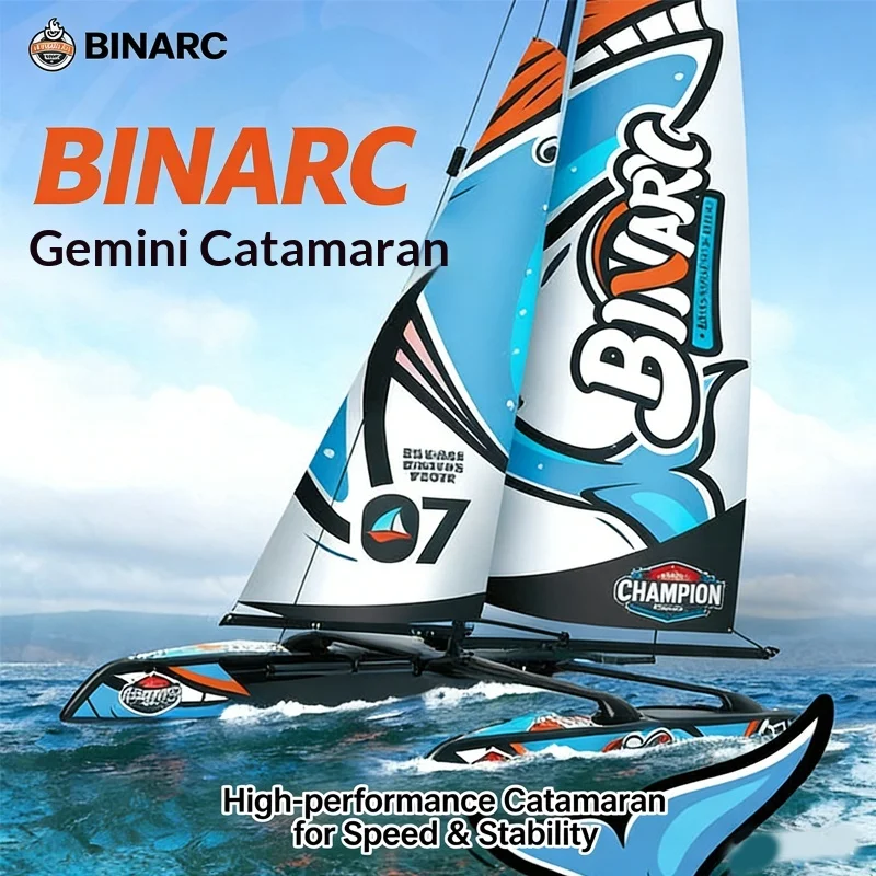 

Joysway Remote Control Catamaran Sailboat 8807 V2 V3 Pure Wind Powered RC Model Toy Outdoor Water Play For Kids Adults Hobbyists