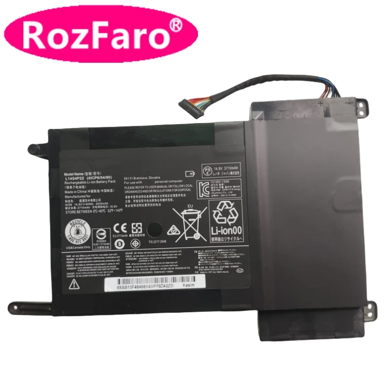 RozFaro L14S4P22 L14M4P23 L14L4P23 batería del ordenador portátil para Lenovo IdeaPad Y700 15 15ACZ 15ISK 80NW0010US 80NV006QGE 17ISK 80Q0002EGE