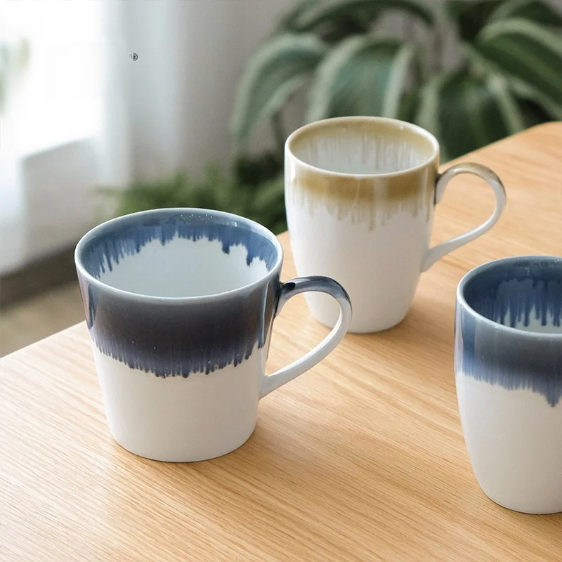 

Креативная кружка Creative Cerc Starry Wheat Field Mark Cup | Глазированная офисная кружка для завтрака и хлопьев | Винтажная кофейная кружка для взрослых