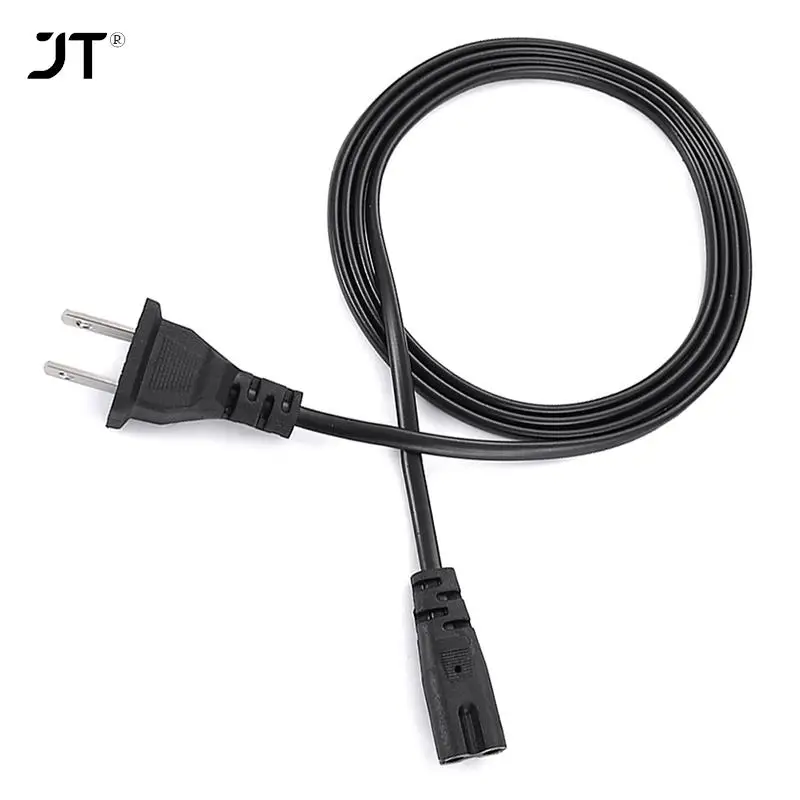EU Power Cable 2pin IEC320 C7 US Power Extension Cord For Dell Laptop Charger Canon Printer Radio Speaker PS4