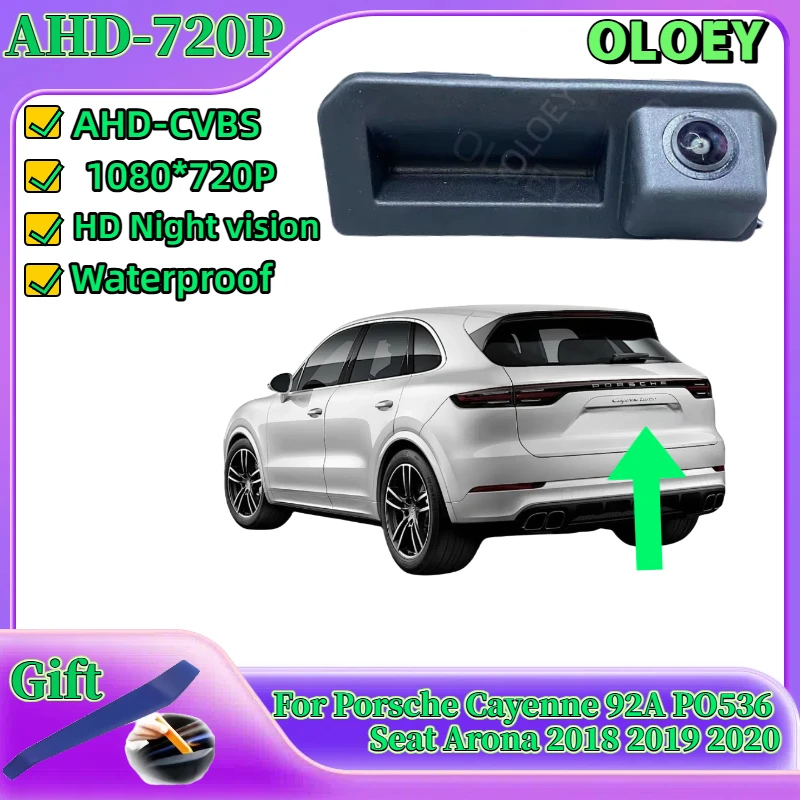 AHD-Rückfahrkamera für Porsche Cayenne 92A PO536 Seat Arona 2018 2019 2020 Nachtsicht Wasserdichte Backup-Einparkkamera