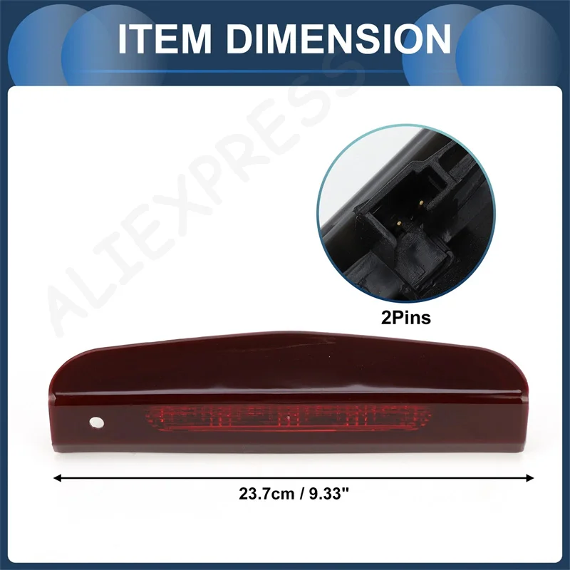 

New13188045 LED 3Rd Third Brake Light For Opel Corsa D/E 2007-2019 Rear Additional High Mount Stop Signal Lamp 1222130 510511640