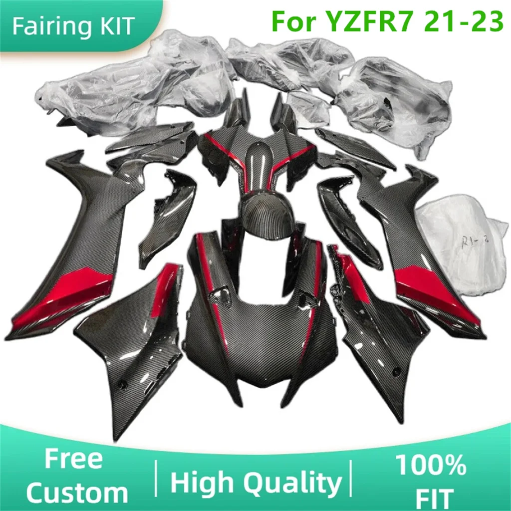 

Carbon Fiber Motorcycle Fairing Kit for YAMAHA YZF-R7 2019-2023 19 20 21 22 23 YZFR7 Road Racing Body Repair Aftermarket Parts