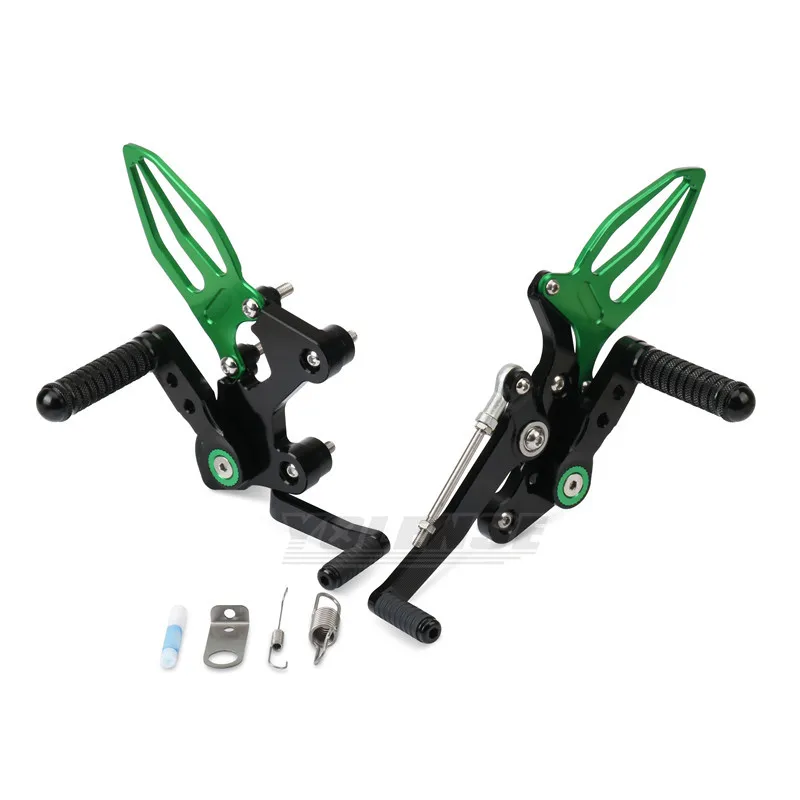Picture 6: Adjustable Footpeg Motorcycle Raise Move Back Footrests Rearset Rear Foot Rests For NINJA500 NINJA400 Ninja 500 400 Z500 Z400