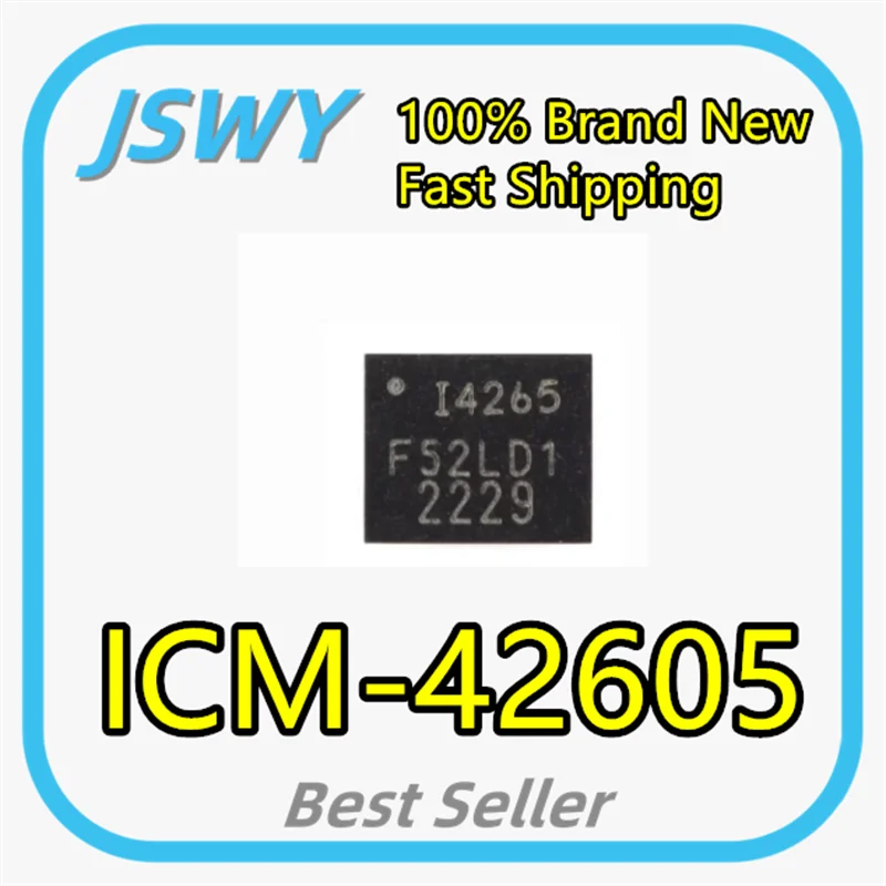 (1/20 piece) ICM-42605 Silkscreen I4265 14265 LGA-14 6-axis MEMS motion sensor 100% brand new and original fast shipping