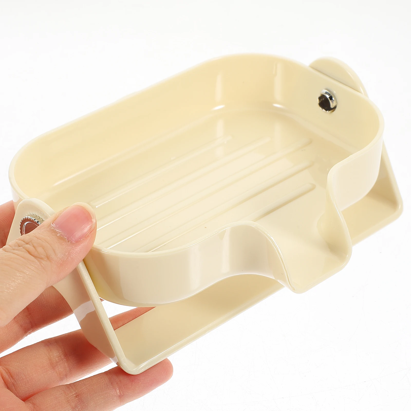 

Self Draining Holder Bathroom Supply Kitchen Tray Plastic Bar Self Draining Soap Dishes Anti Bar Soap Holder Slip Container