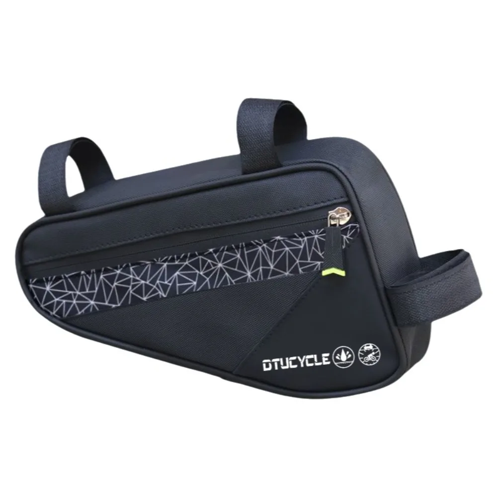 Waterproof Bicycle Triangle Bag Large Capacity Easy Install Cycling Saddle Pouch Lightweight Bike Front Frame Bag
