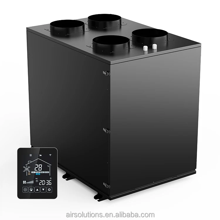 

DC Inverter ERV with Cross Counterflow Heat Exchanger COP 6 WiFi Alexa Compatible Ventilation System for USA Canada Distributors