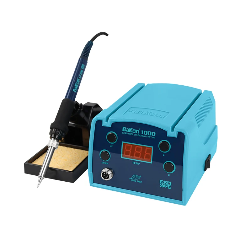 Bakon BK1000 Made In China OEM Customization Lead-Free Eddy Heating Preheater Rework Mobile Repair Soldering Station