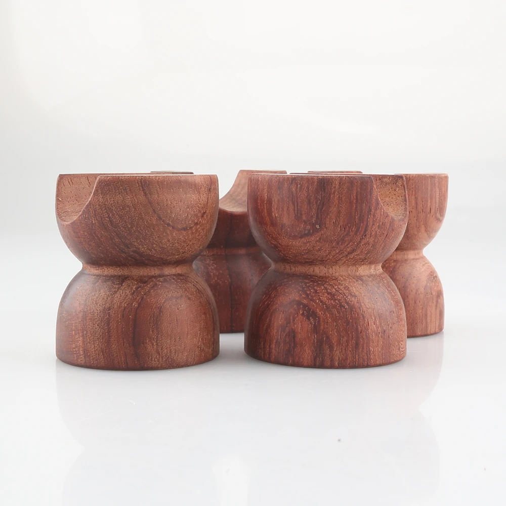 HiFi Audio Rose wood Cable stand Walnut Insulation Cable Feet support Speaker Holder trestle Isolation Shock Absorber Foot Pads