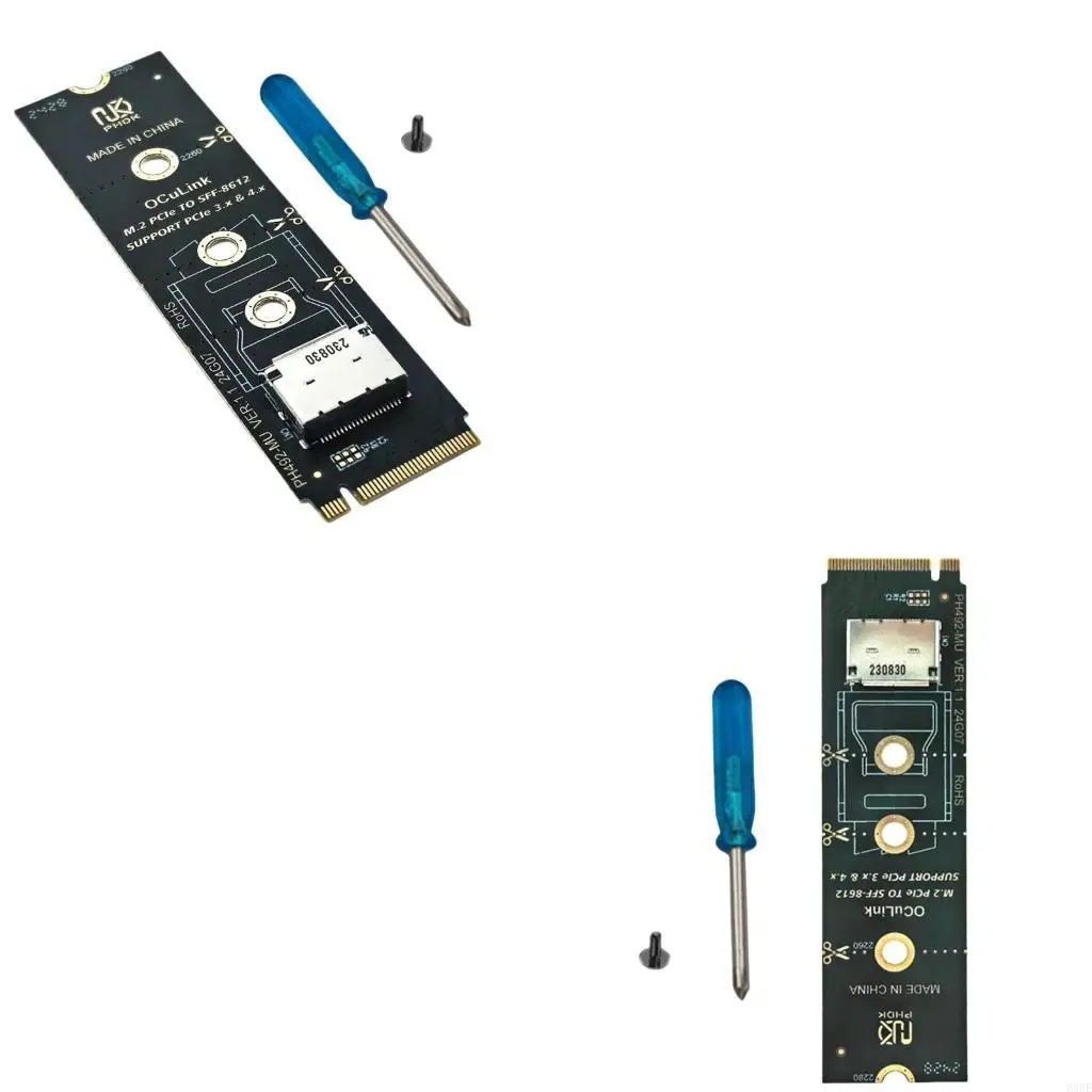 

M.2 Mkey NVMe to PCIe Adapter Card Fast Speed for PC Laptop Storage Expansion 83CE