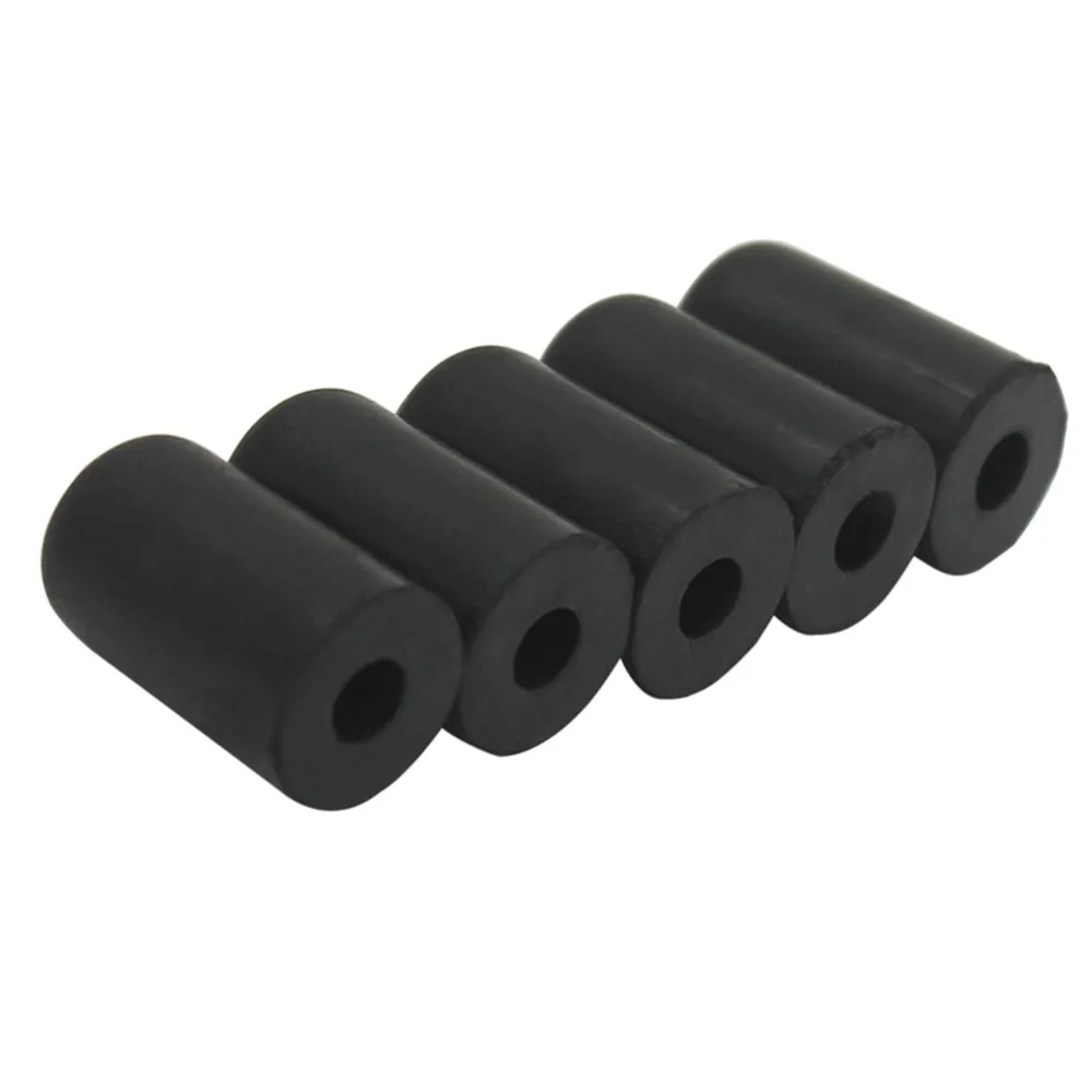 5pcs Rubber Cello Endpin Tip​ ​Black ​Cello Accessory​ ​Rock Stopper​ ​Anti-Slip Function​ ​Endpin Cap​