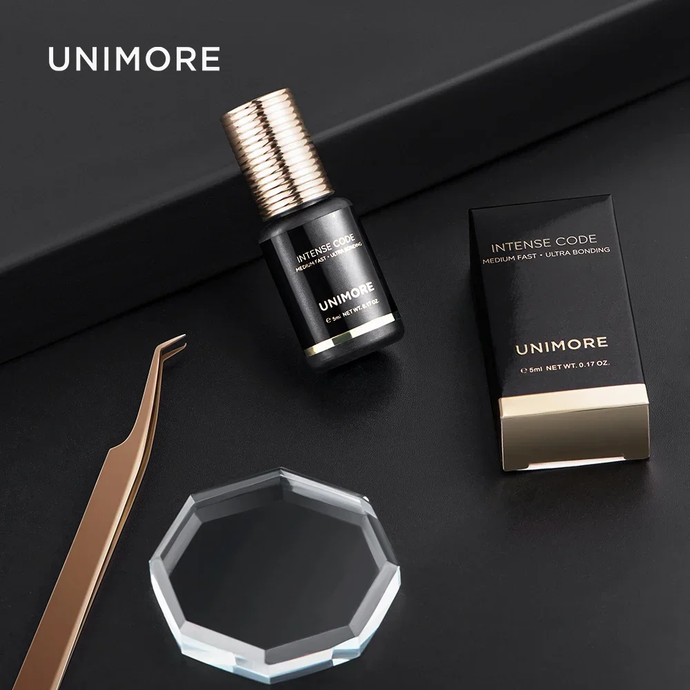 Unimore 2s Dry Adhesive Lash for Eyelash Extension Low Odor Lash Glue Professional Sensitive Glue Lash Extension Supplies