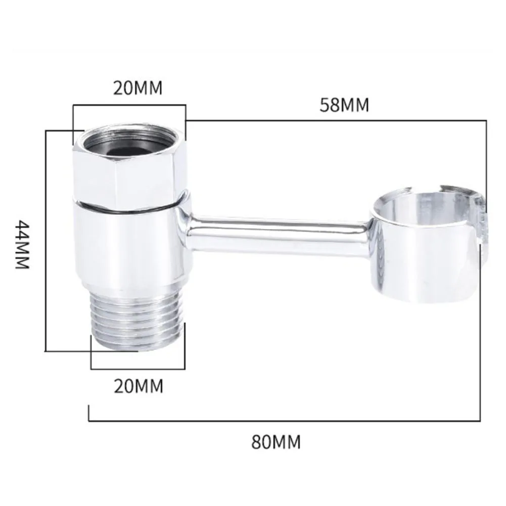 

Кронштейн для душа и биде, держатель для распылителя G1/2, высококачественные аксессуары для душевой лейки, 80*44*20 мм, кронштейн для биде