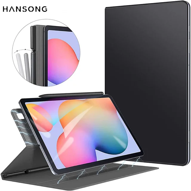 Etui na tablet Samsung Galaxy Tab S6 Lite 10,4 cala Smart Magnetic Cover dla Galaxy S7/S8/S9 11in Plus 12,4in S8/S9 Ultra 14,6 cala