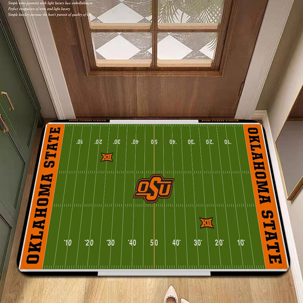 Cartoon Football Field Door Mat lavabile antiscivolo soggiorno divano sedie Area Mat cucina comodino tappeti