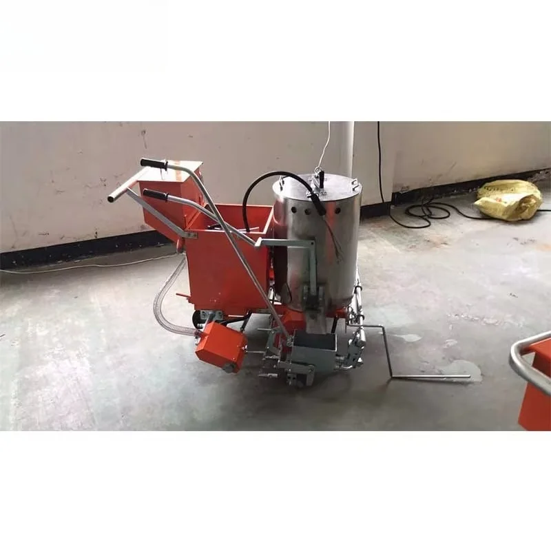 

High-precision sketching barrel standard 150mm hand push thermal fusion sketching car parking line