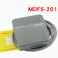 MDFS-201 MDFS-213 Foot switch Silver point Self resetting Point action Square plastic shell with wire TSF-201 Machine tool Foot