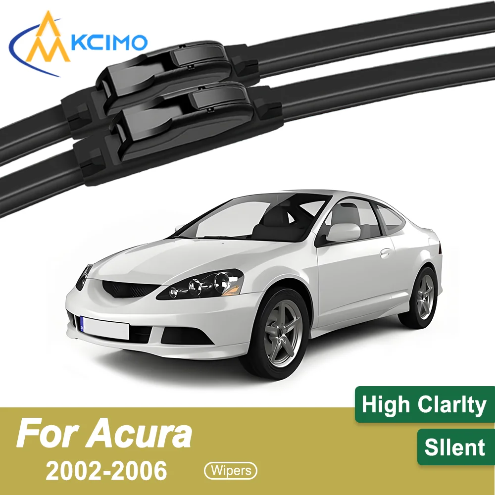 

Premium 2-Pack Windshield Wipers Compatible For Acura RSX DC5 2002-2006 All-Weather Durability for Safe Driving