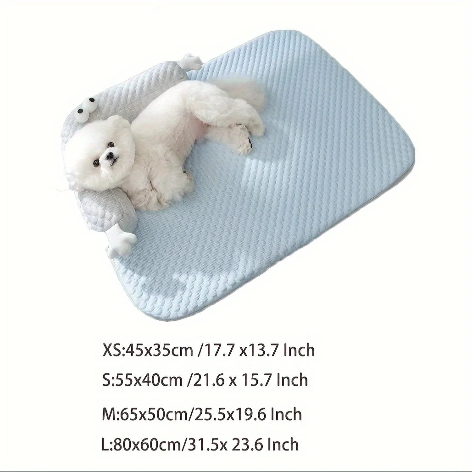 1pc Summer Pet Cooling Mat, Nylon , Non-Slip Breathable Dog Cushion, For  & Outdoor Use Cat scratcher Grey cat tower Cat plush