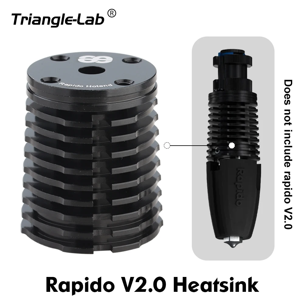 Trianglelab RAPIDO V2.0 Heatsink  High quality and original For Rapido V2.0 HOTEND