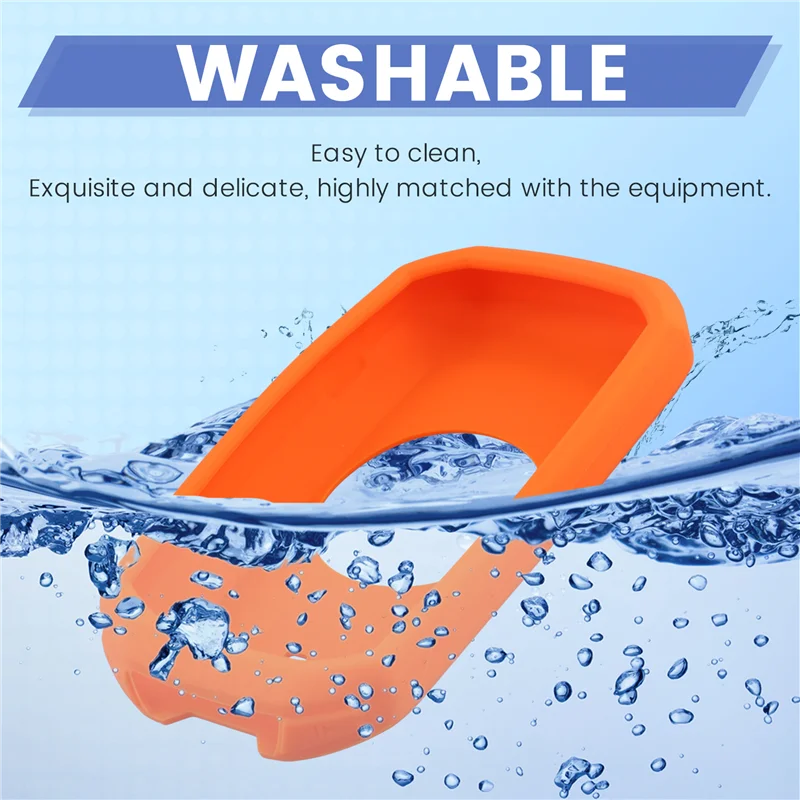 ABMF-غطاء حافظة من السيليكون لـ Garmin Edge 1050 غطاء خلفي من السيليكون لـ Garmin Edge 1050