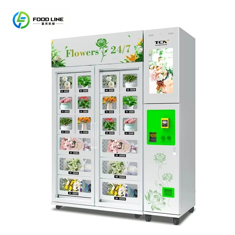 

Automatic Locker Vending Machine Refrigerated Fresh Flower Vending Machine