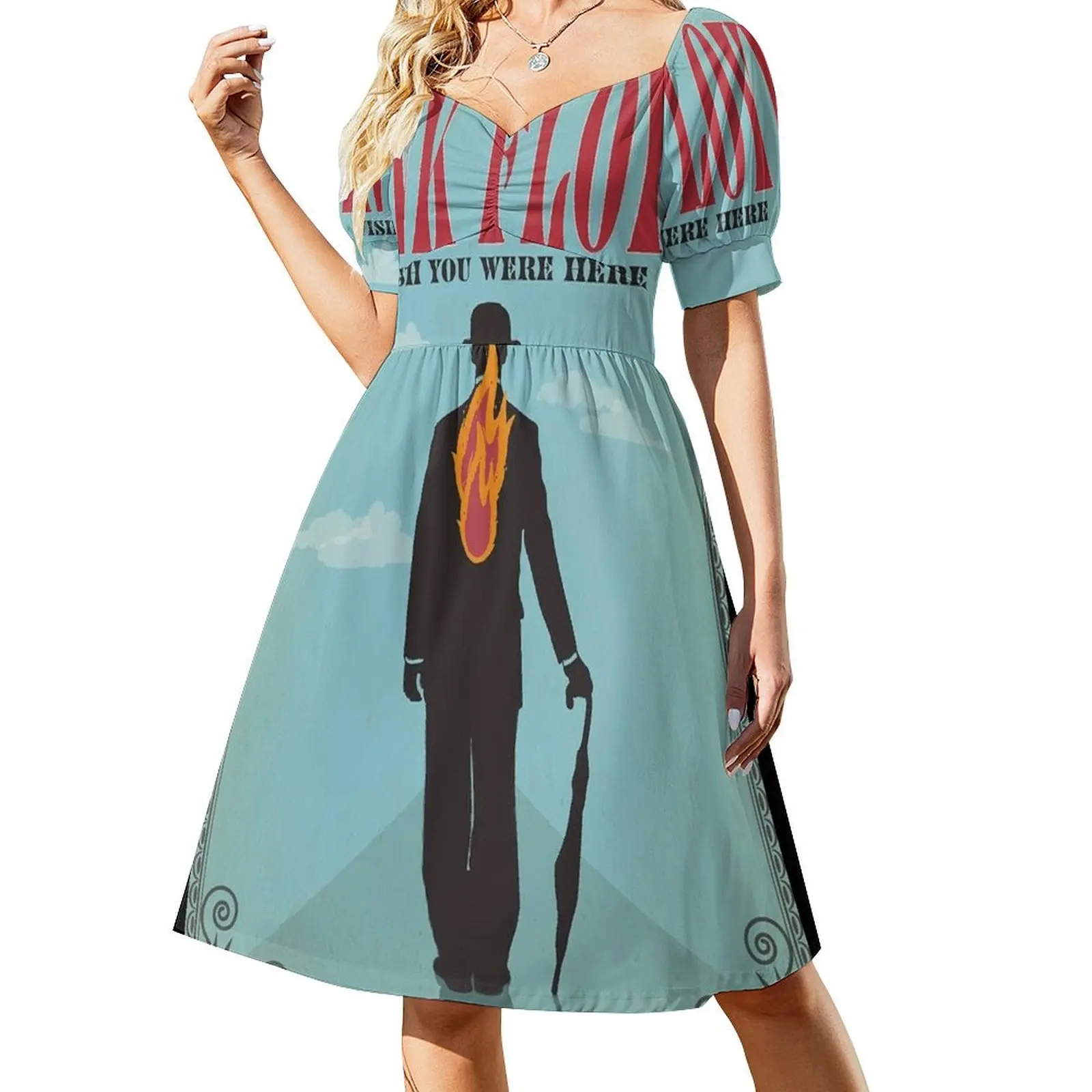 

Retro Tour Musical Poster Short-Sleeved Dress women's summer jumpsuit long sleeve dresses