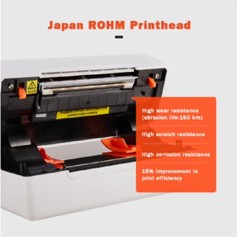 Meihengtong Impresora Termica Maker Sticker 4inch Wireless Bluetooth Thermal Label Printer Express Logistics Sublimation Blanks