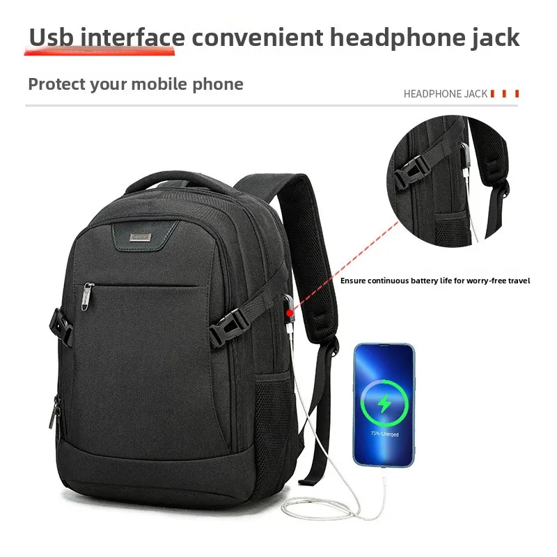 

Multifunction Large Capacity Backpack Unisex Laptop Bag Student School Bag Travel Commuter Lightweight Casual Rucksack Work Bag