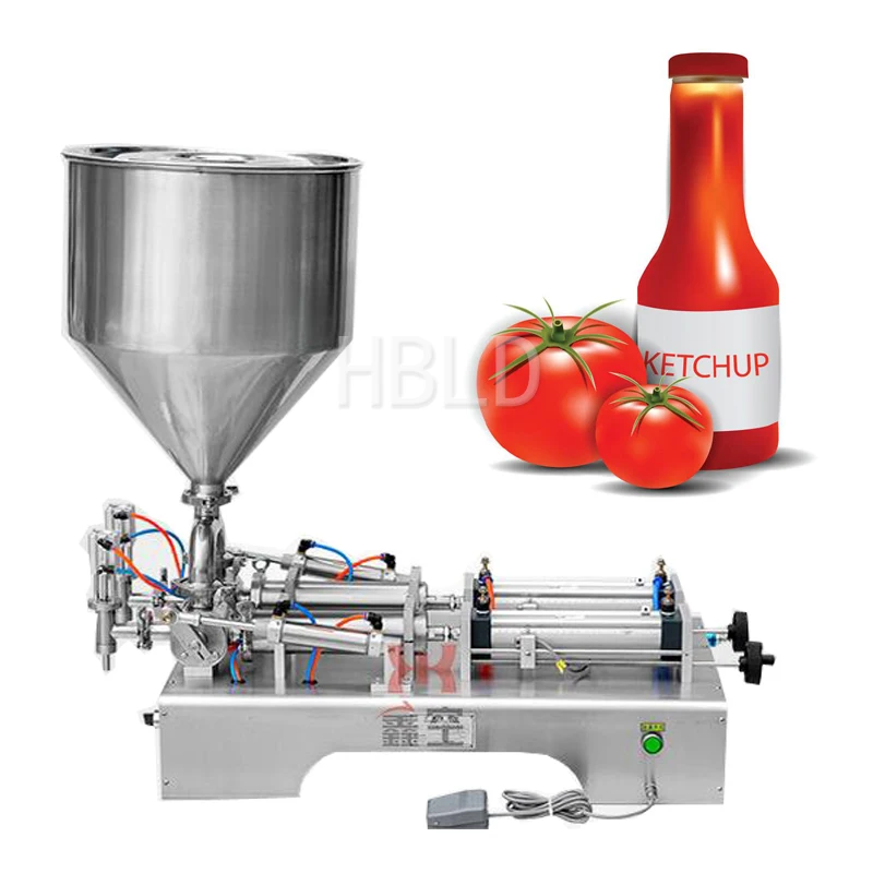 

Dual Purpose Liquid Chili Sauce Packaging Machine, Commercial Garlic Curry Sauce, Honey Jam Bottle Filling Machine