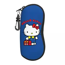 Cartoon Hello Kitty Cat Merch Glasses Case for Girl Boy Portable cats Glasses Protector Cartoon Eyewear Container