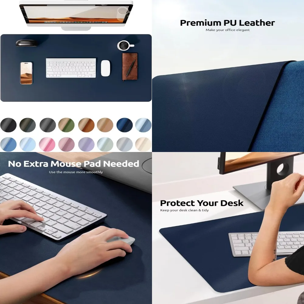 

NEW2025 Leather Desk Mat, Large Office Desk Pad, Computer Desk Mat, Laptop Mat for Desk, Desk Protecor Mat, Desktop Mat, Desk Co