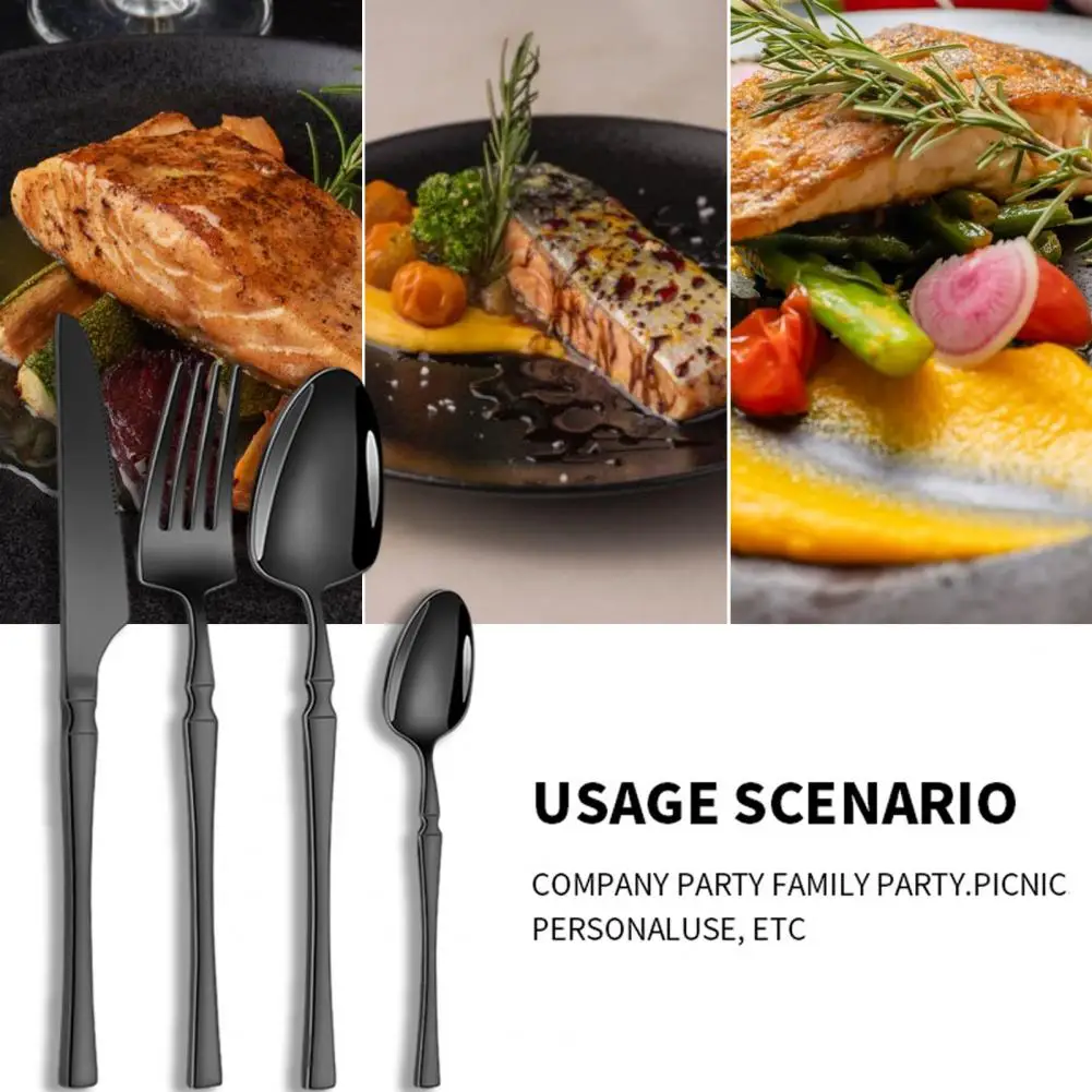 Exquisite Stainless Steel Flatware High Temperature Resistant Tableware Stainless Steel for Home for Dining for Entertaining