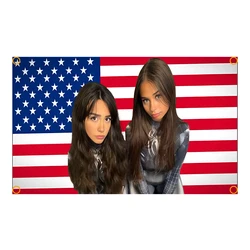 Digital high-definition printed banner flag 3x5ft Quick send arrival Suspended American