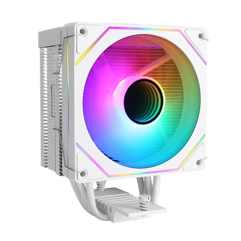 120 مللي متر 4 أنابيب الحرارة التبريد الصامت RGB مروحة وحدة المعالجة المركزية برودة متوافق إنتل LGA115x 1200 1700 18xx i5 i7 xeon x79 x99 2011 2066 AM4 AM5