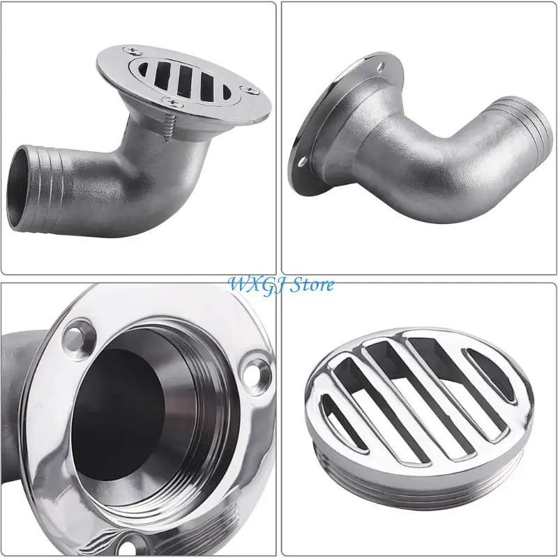 37JE 耐食性船舶排水システム 38 ミリメートル湾曲したパイプ滑らかな表面簡単なインストールマリンキャンピングカー互換性