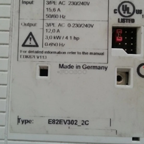 

1 шт. преобразователь E82ev302-2c протестирован Oh, новый оригинальный точечный Plc