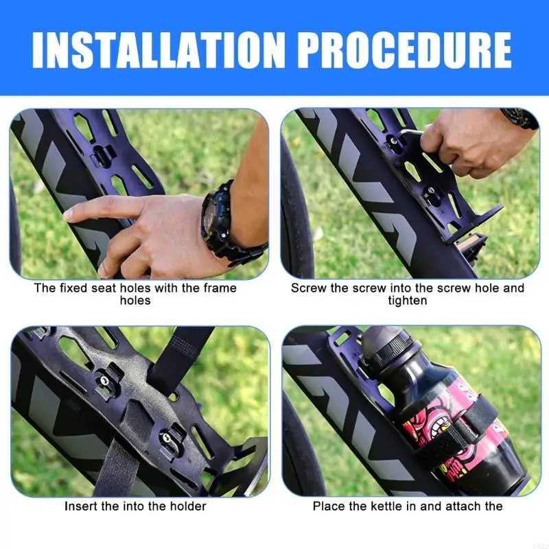 

652D Waterlight Bicycles Fork Mount Counting Water Bottle Cage Bicycles Care Cage
