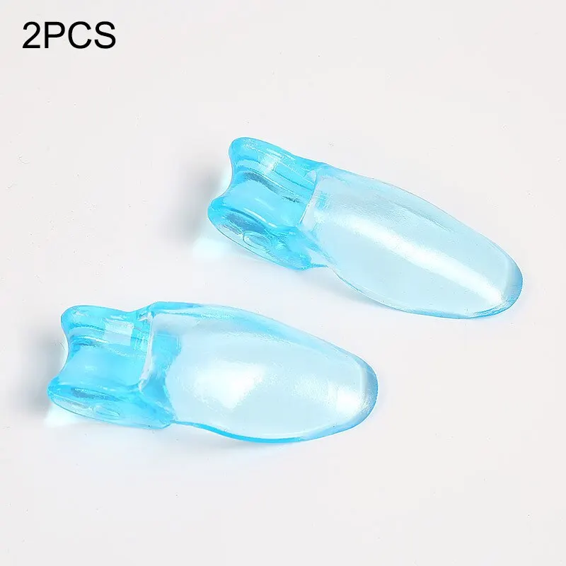 2pc Silicone Toe Splitter Correction Device For Hallux Valgus Large Foot Bone Separation Toe Sleeve Toe Splitter Manicure Tools