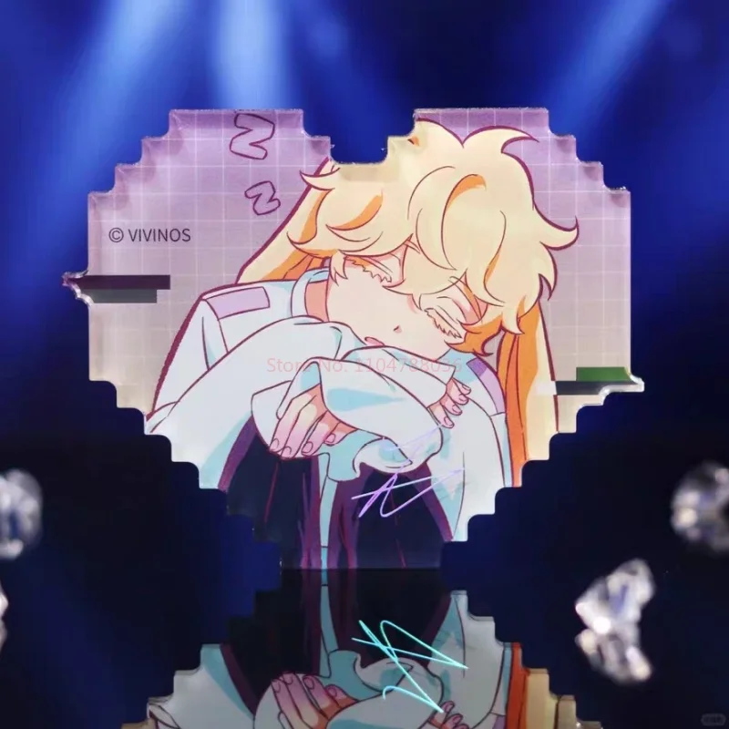 

Новые продукты на складе, натуральная серия Alien Stage Rabbit, акриловая наклейка на холодильник Pixel Love, слепая коробка-сюрприз, подарок на день рождения