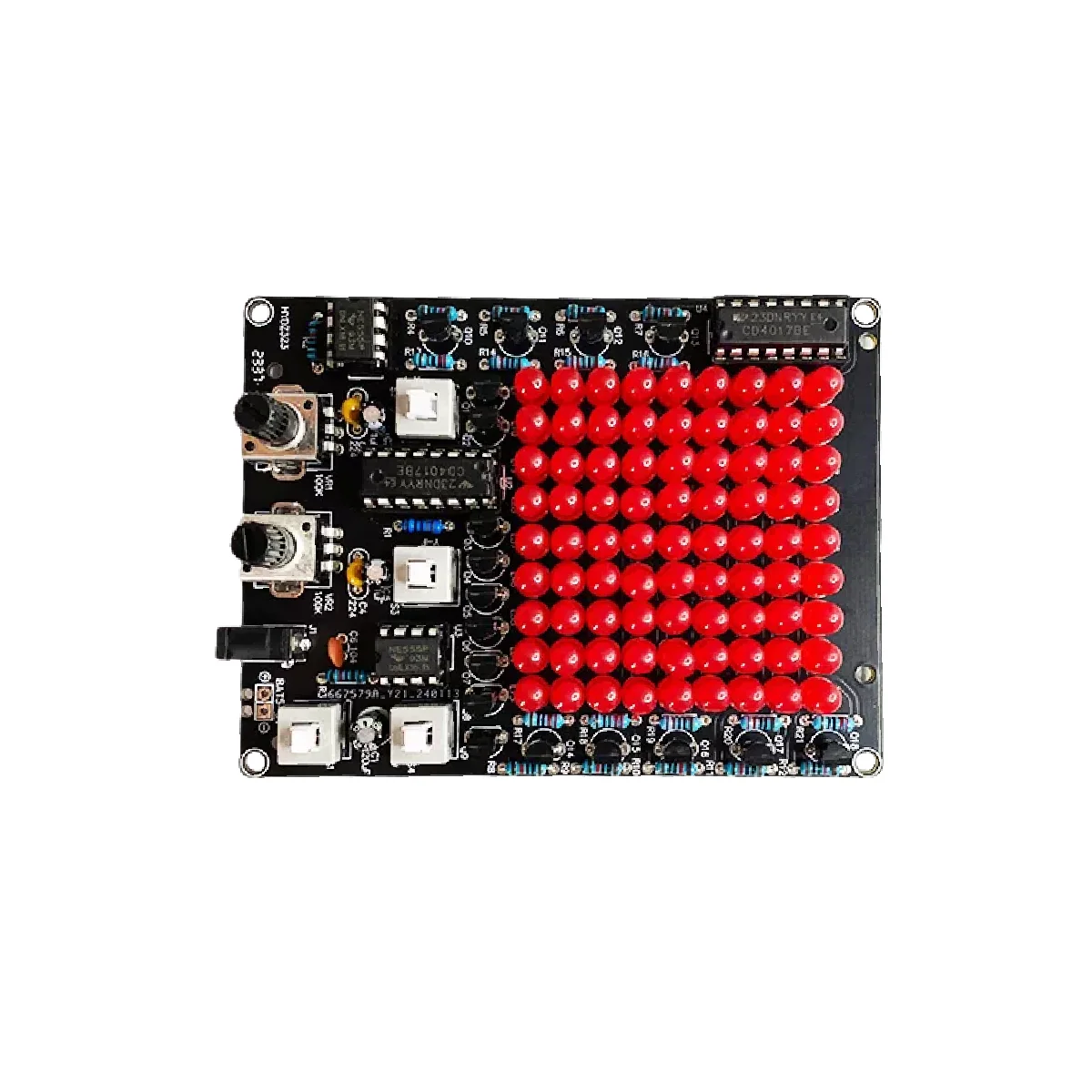 DIY LED Follow Spot Soldering Kit,DC 4.5-9V,X/Y Axis Dynamic Light,81 Red LED,Electronics STEM Learning Project for Hobbyists