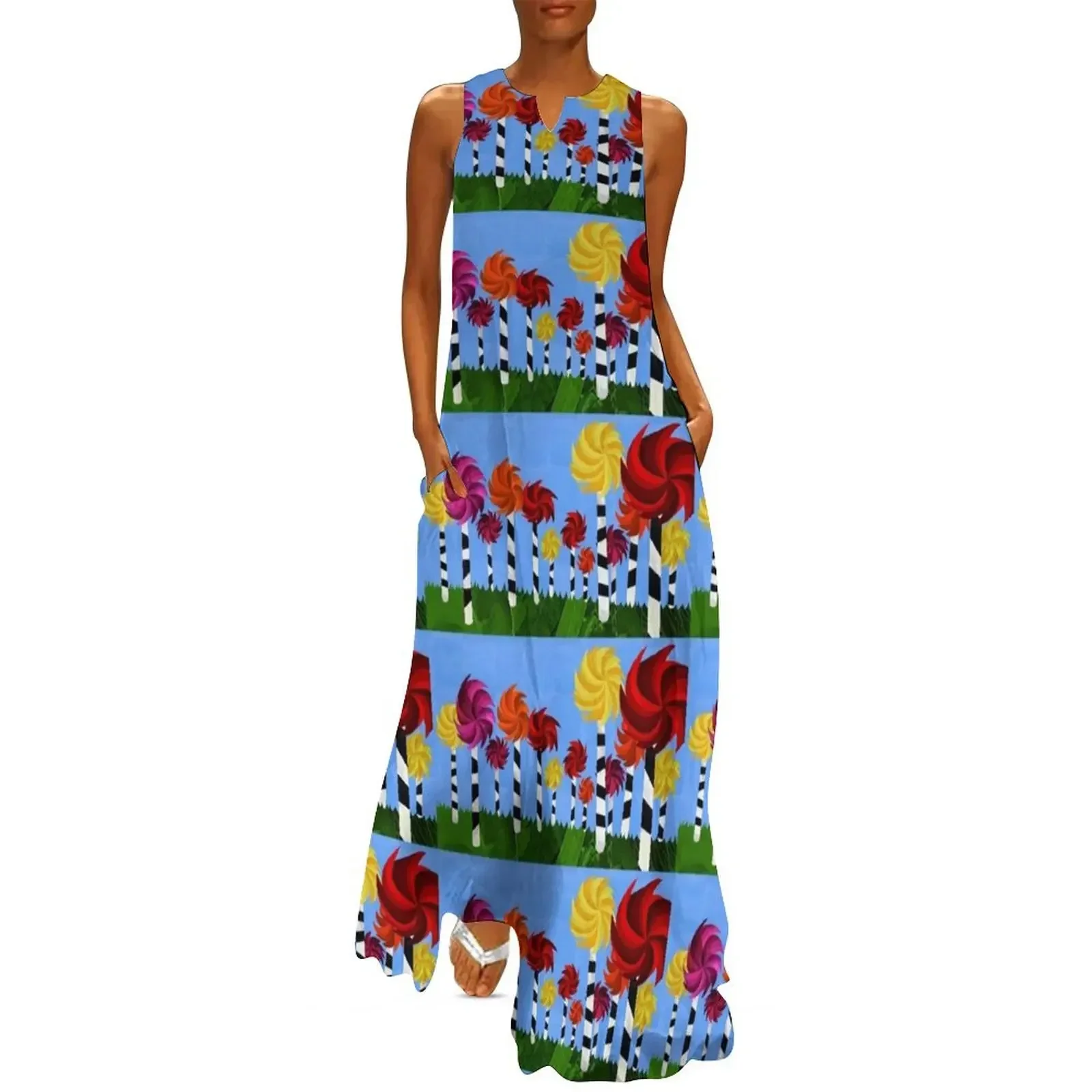 

Dr Seuss' Truffula Forest Long Dress dress dresses clothes for woman Women's evening dress summer woman 2025 trendy