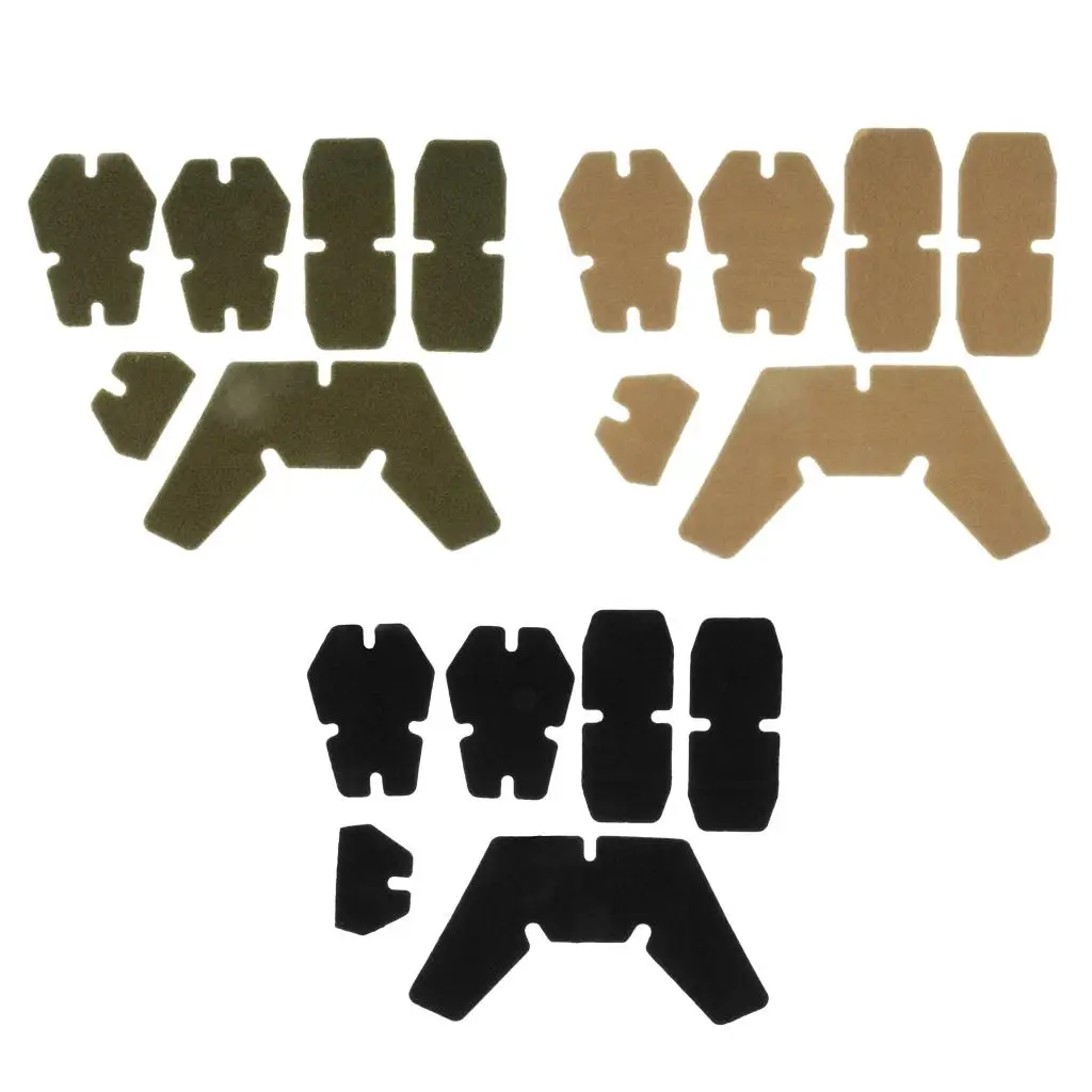 

Helmet Sticker Padding Set Hook and Loop Patch Accessories for Motocross Helmet Sleeve